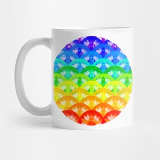 Flower of Life - Chakra / Rainbow Colors Mug